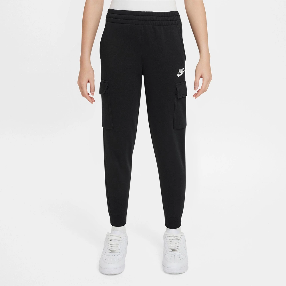 Nike NSW Club Fleece LBR Cargo Pants - Boys' Grade School
