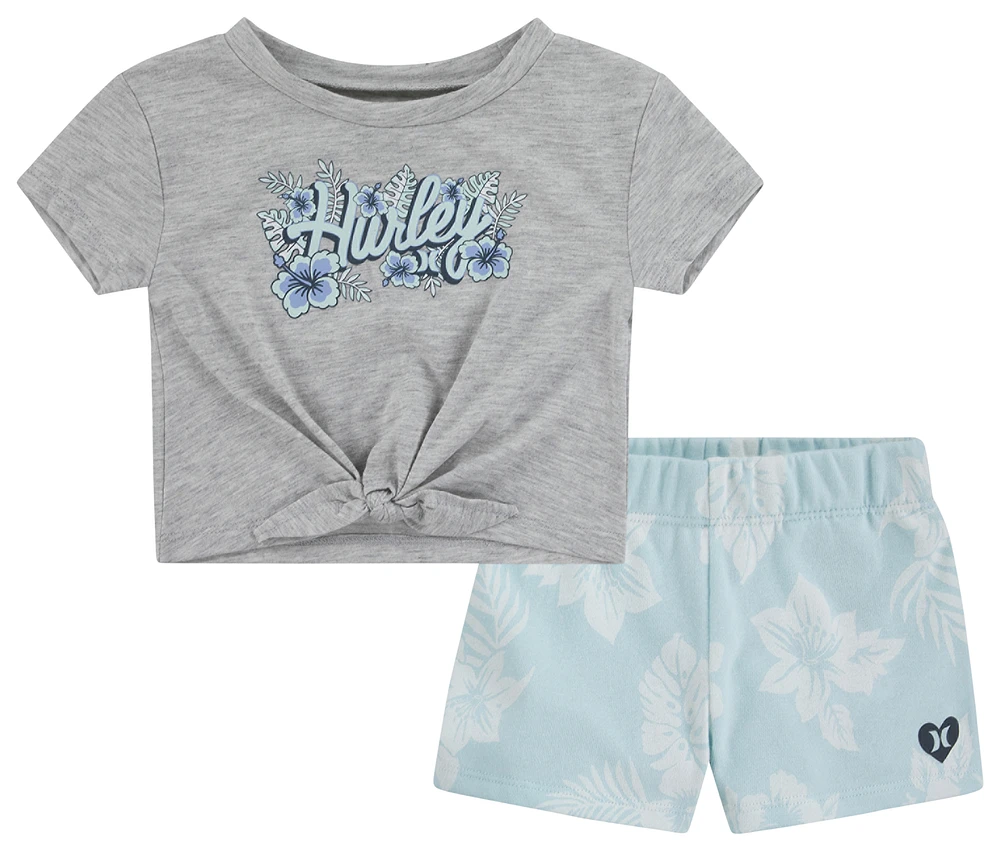 Hurley T-Shirt Shorts 2 Piece Set - Girls' Infant