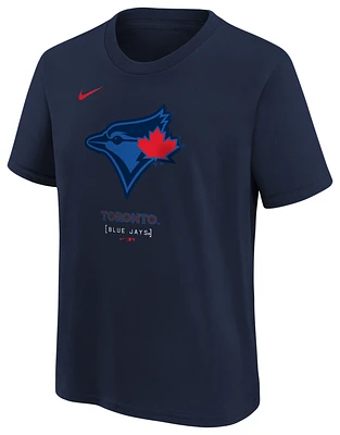Nike Blue Jays City Connect Logo T-Shirt  - Boys' Grade School