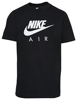 Nike Boys Air Logo T-Shirt - Boys' Grade School Black/White