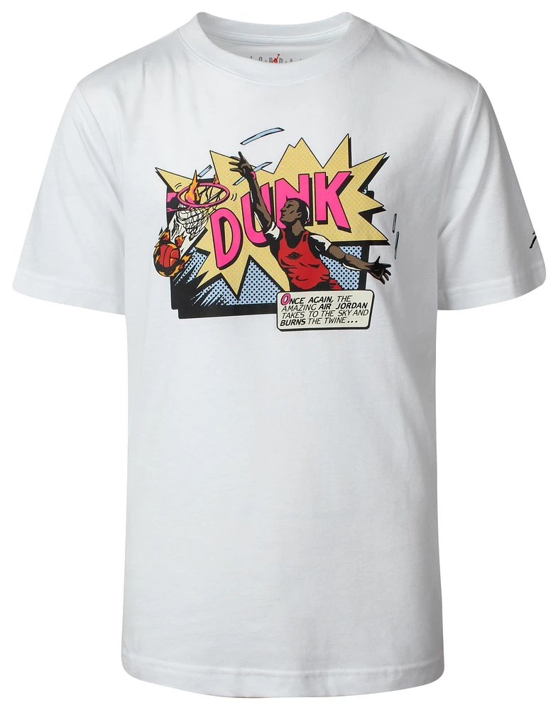 Jordan Air Comics Dunk Short Sleeve T-Shirt  - Boys' Grade School