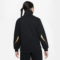 Nike Club Fleece Long Sleeve Top  - Girls' Grade School