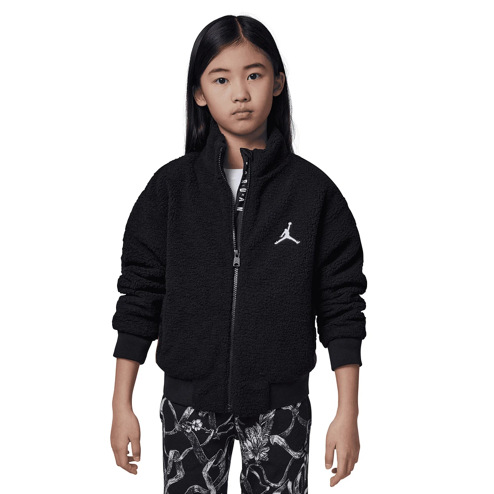 Jordan Jumpman Sherpa Jacket - Girls' Grade School