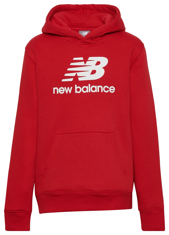 New Balance Stacked Logo Hoodie - Boys' Grade School