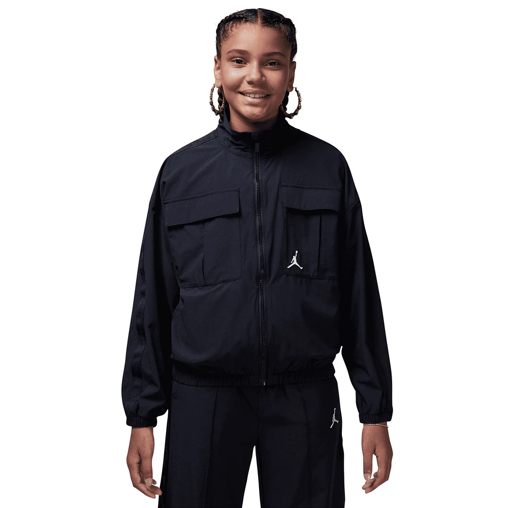 Jordan Jumpman Woven Taping Jacket - Girls' Grade School