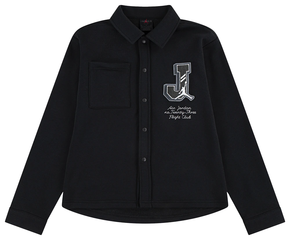 Jordan Court Of Legends Fleece Shacket - Boys' Grade School
