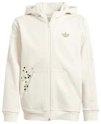 adidas Originals Minecraft GFX Full-Zip Hoodie  - Boys' Grade School