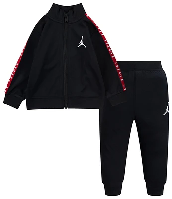 Jordan Boys Jordan Jacket And Pants Set - Boys' Preschool Black/White Size 4