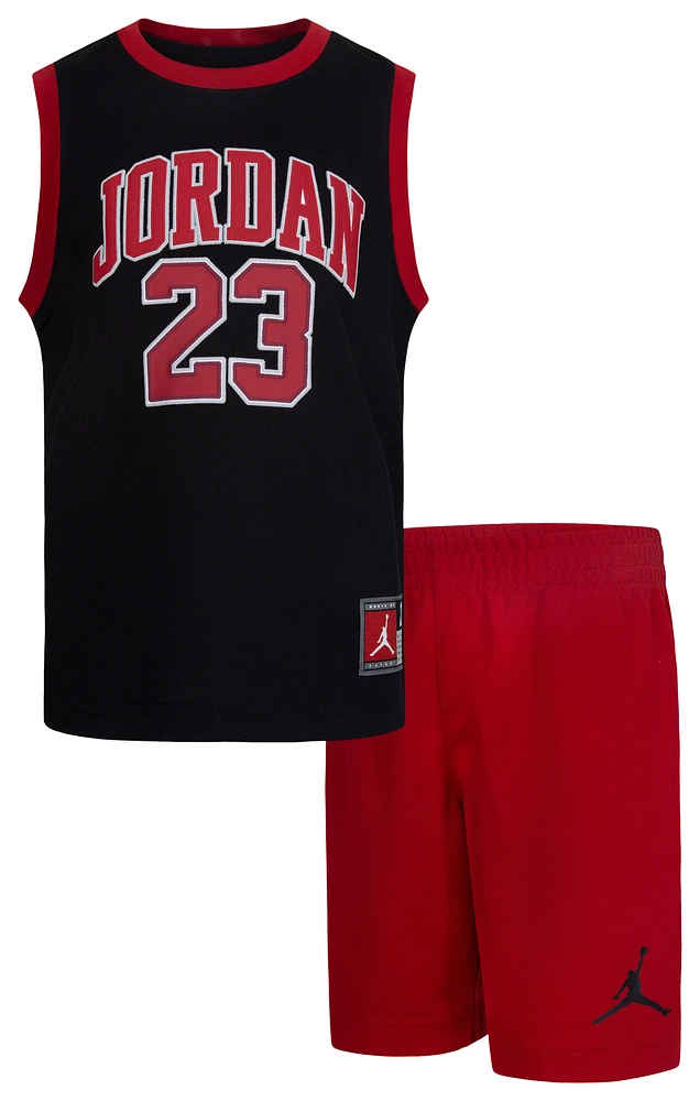 Jordan Boys 23 Jersey Set - Boys' Preschool Red/Black