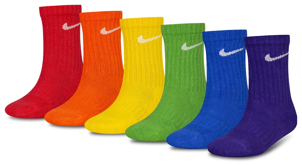 Nike Crew Sock 6 Pack - Boys' Grade School