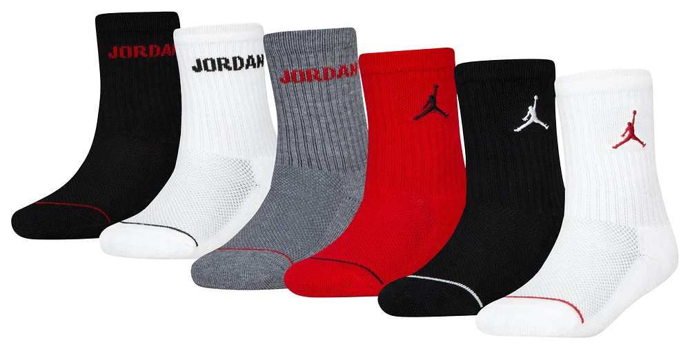 Jordan Legend Crew 6-Pack Socks - Boys' Grade School