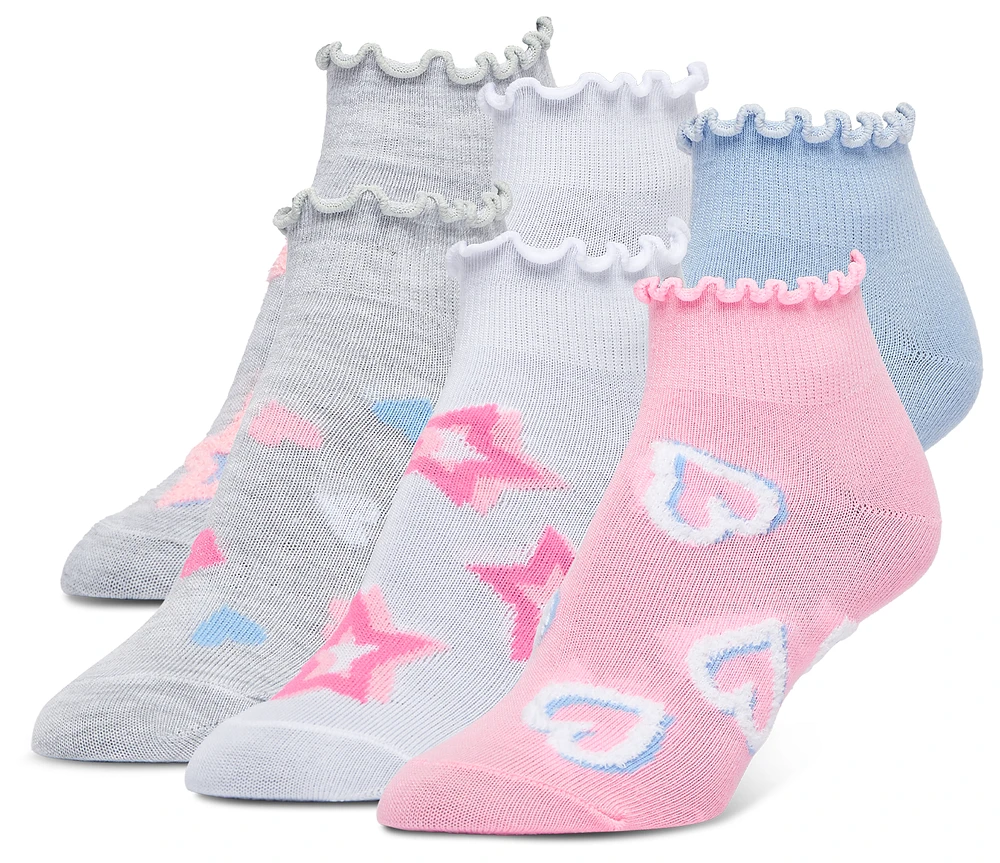 Implus Sof Sole Quarter Socks 6 Pack - Girls' Grade School