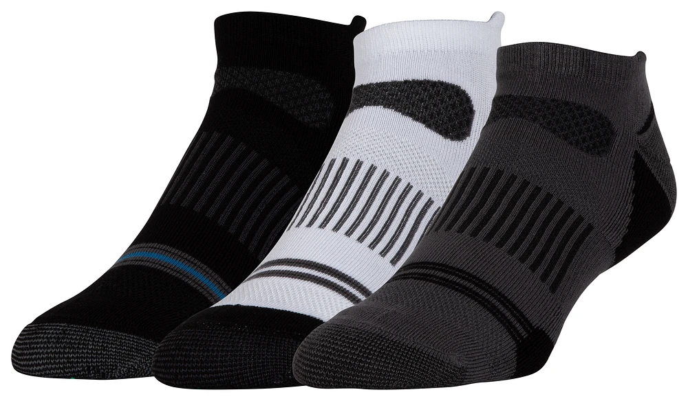LCKR 3 Pack Checkerboard Instep No Show Socks - Men's