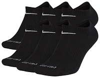 Nike 6 Pack Dri-FIT Plus No Show Socks  - Men's