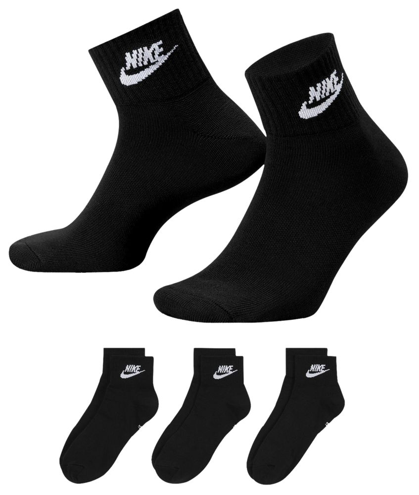 Nike Emballage de 3 paires de chaussettes à la cheville - Pour hommes