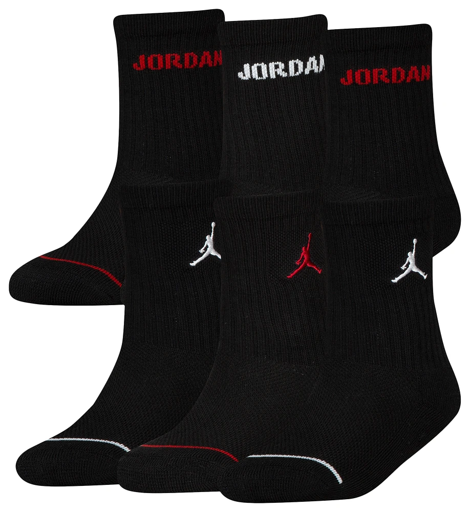 Jordan 6 Pack Crew Socks - Youth