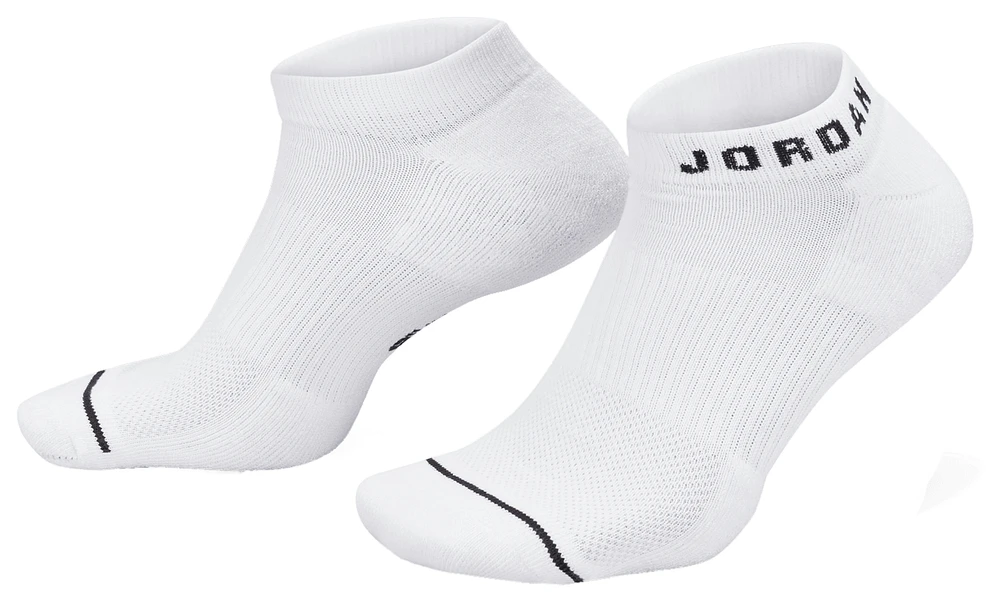 Jordan Everyday Cushioned Poly No Show Socks 3 Pack - Boys' Grade School