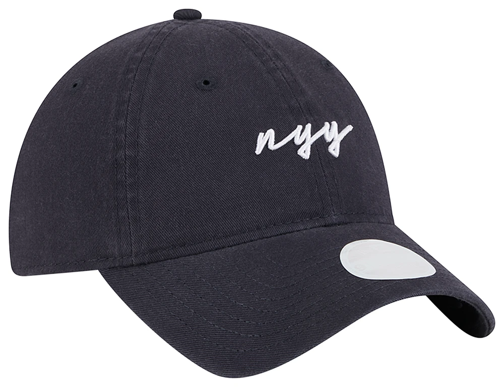 New Era Yankees 9Twenty Script Cap  - Women's