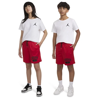 Jordan Boys Jordan Mesh PE Shorts - Boys' Grade School Gym Red/Gym Red Size L