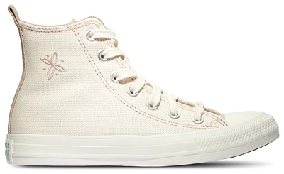Converse Girls Chuck Taylor All Star Hi - Girls' Grade School Basketball Shoes White/Nutty Granola/Egret