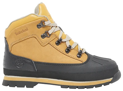 Timberland Boys Euro Hiker Shell Toe Boots - Boys' Grade School Wheat Nubuck/Brown