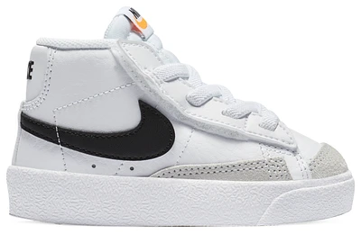 Nike Boys Nike Blazer Mid '77 - Boys' Toddler Basketball Shoes Black/Orange/White Size 05.0