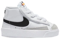 Nike Boys Nike Blazer Mid '77 - Boys' Toddler Basketball Shoes Black/Orange/White Size 05.0