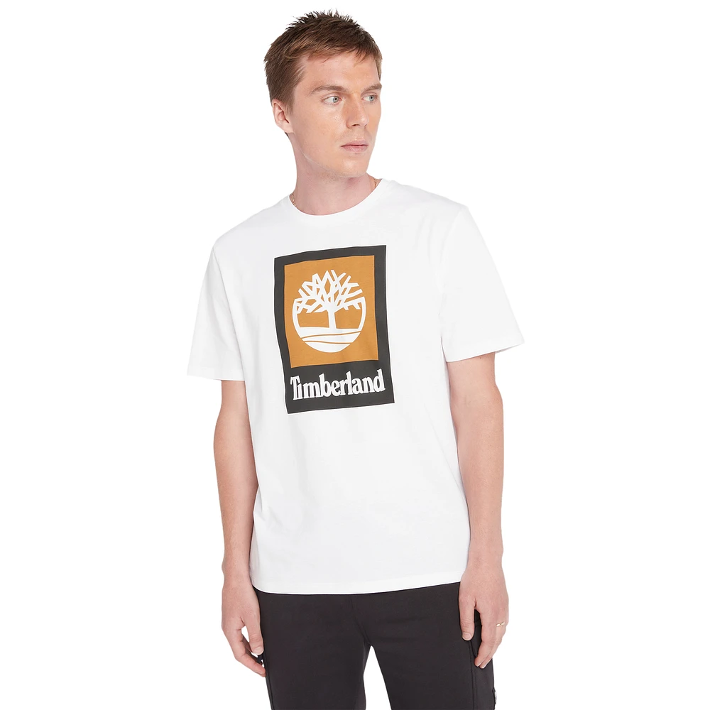 Timberland Square Stack Logo Short-Sleeve T-Shirt - Men's