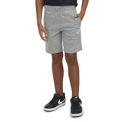 Nike Boys Club Shorts - Boys' Preschool White/Grey