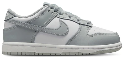 Nike Boys Dunk Low - Boys' Preschool Shoes White/Light Smoke Grey/White