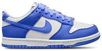 Nike Boys Dunk Low - Boys' Grade School Shoes White/Hyper Blue