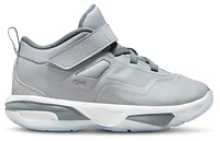 Jordan Boys Jordan Stay Loyal 3 - Boys' Preschool Basketball Shoes White/Cool Grey/Wolf Grey Size 11.0