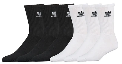 adidas Originals Trefoil 6-Pack Crew Socks - Boys' Grade School