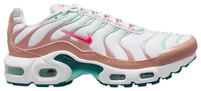 Nike Girls Nike Air Max Plus - Girls' Grade School Shoes White/Siren Red/Red Stardust Size 07.0