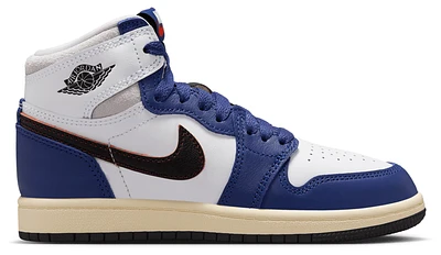 Jordan Boys Retro 1 High OG - Boys' Preschool Basketball Shoes Black/Neutral Grey/White