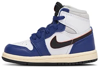 Jordan Boys Retro 1 HI OG Remastered - Boys' Toddler Basketball Shoes White/Neutral Grey/Deep Royal Blue