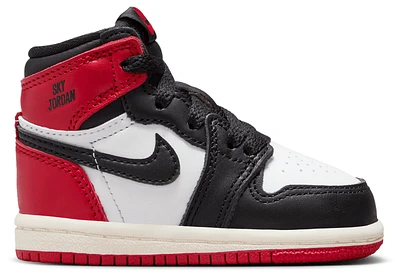 Jordan Boys Retro 1 HI OG Remastered - Boys' Toddler Basketball Shoes White/Black/Red