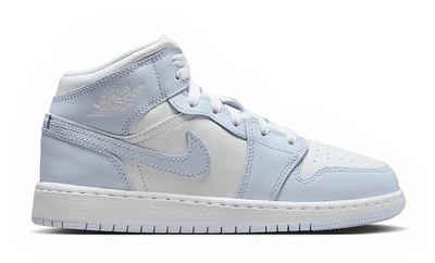 Jordan Girls Jordan AJ 1 Fund Mid - Girls' Grade School Basketball Shoes Blue/White Size 07.0