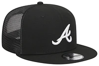 New Era Braves Evergreen Trucker Hat - Men's