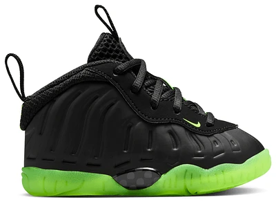 Nike Boys Little Posite One SP25 - Boys' Toddler Basketball Shoes Black/Volt