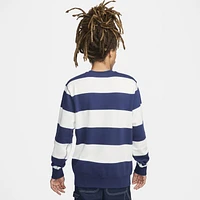 Nike Club Stripe Heavyweight French Terry Crew - Men's