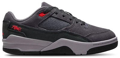 Jordan Boys Flight Court - Boys' Grade School Shoes Black/Dark Grey/Inferno