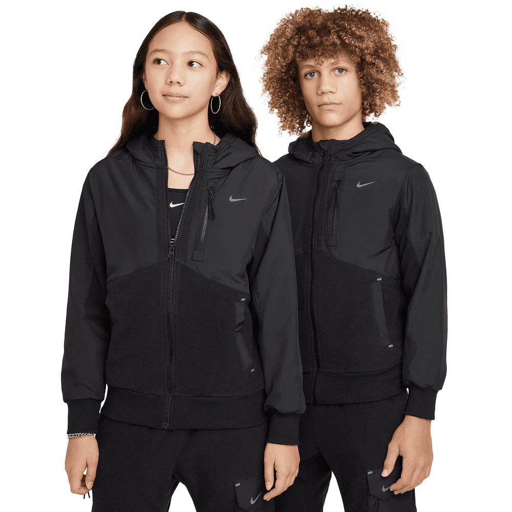 Nike Boys Nike NSW Utility Top - Boys' Grade School Black/Black Size S