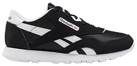 Reebok Boys Classic Leather Nylon - Boys' Grade School Shoes White/Black/Black