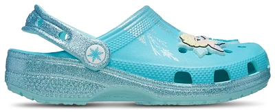 Crocs Girls Frozen Elsa Classic Clogs - Girls' Grade School Shoes Blue/Multi