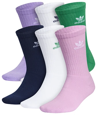 adidas Originals Trefoil 6 Pack Crew Socks - Men's