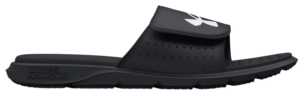Under Armour Boys Ignite VII Slides - Boys' Grade School Shoes Black/Black/White