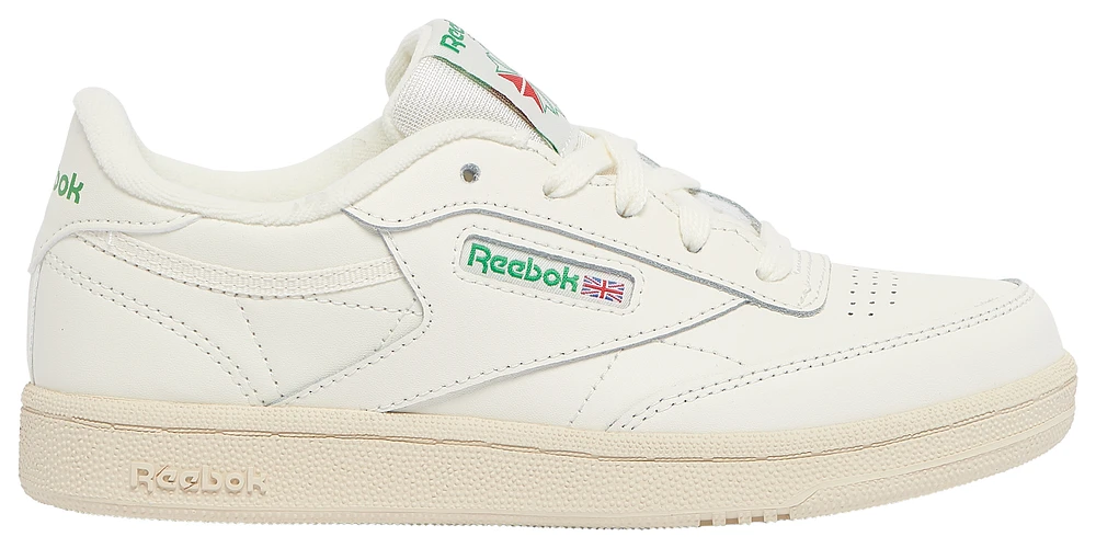 Reebok Boys Reebok Club C - Boys' Infant Basketball Shoes White/Off White/Green Size 04.0