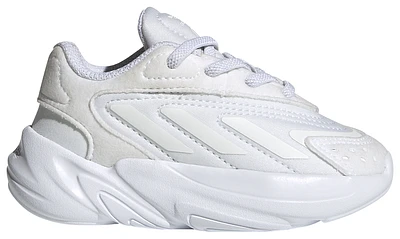 adidas Originals Girls adidas Originals Ozelia - Girls' Toddler Running Shoes Ftwr White/Ftwr White/Ftwr White Size 04.0