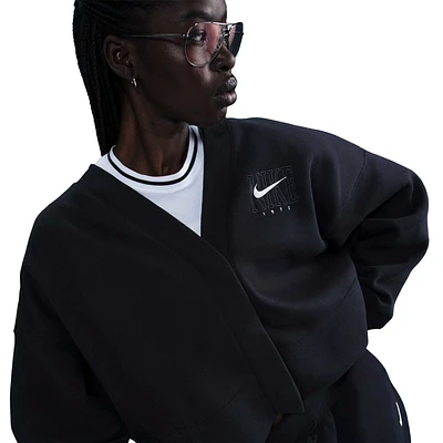 Nike NSW Phoenix Fleece OOS Graphic Cardigan - Women's